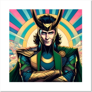 Embrace Mischief and Style: Loki-Inspired Art and Legendary Designs Await! Posters and Art